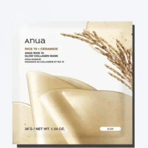 Anua Rice 70 Glow Collagen Mask