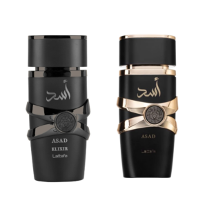 Set Parfumuri Unisex Lattafa Asad + Asad Elixir